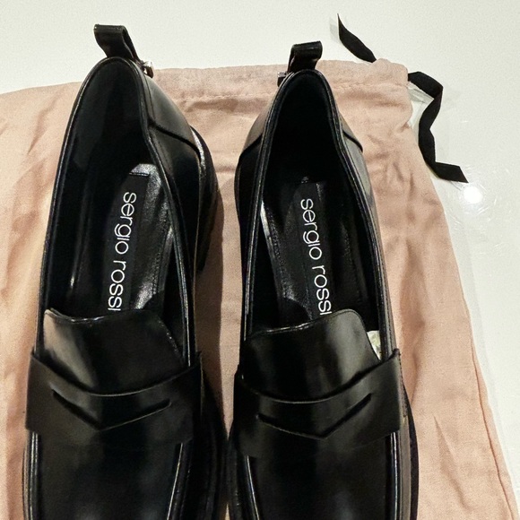 NWB Sergio Rossi Beautiful Loafers SIZE 40 - Picture 7 of 16